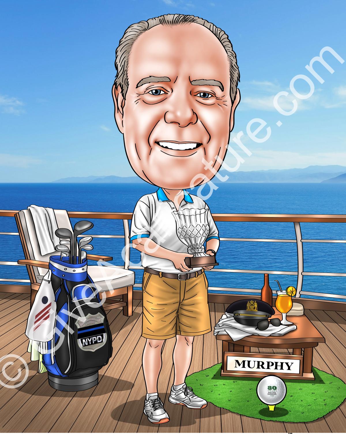 caricature for Rachel M.